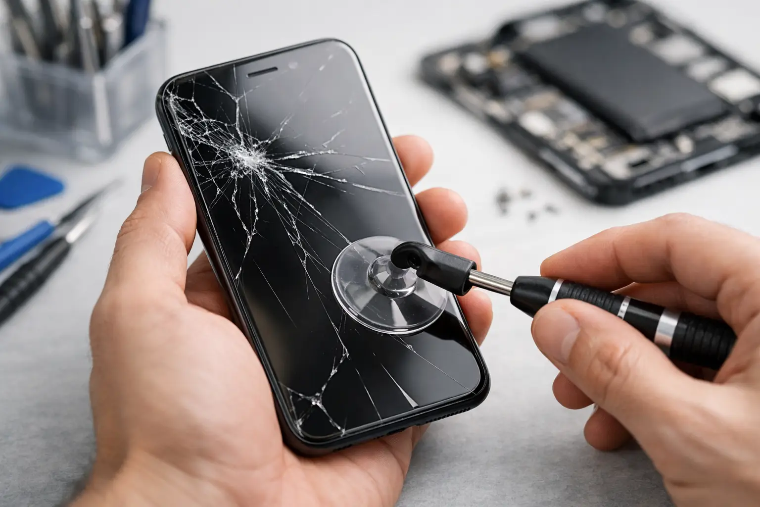Réparer écran téléphone cassé rapidement