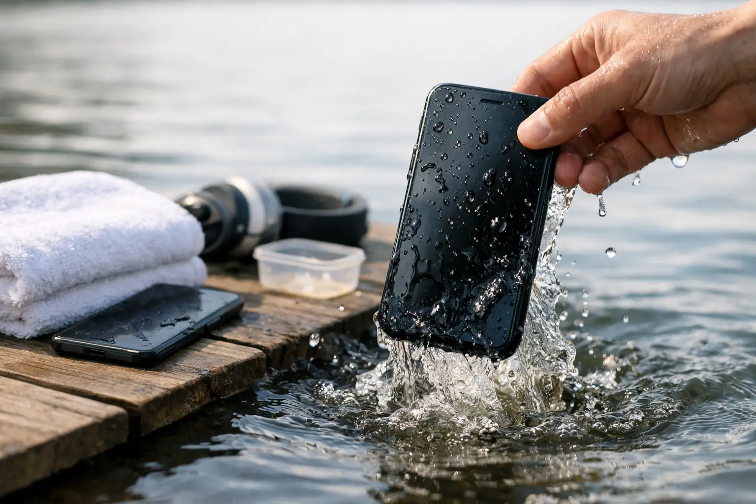 Comment sauver un téléphone tombé dans l’eau