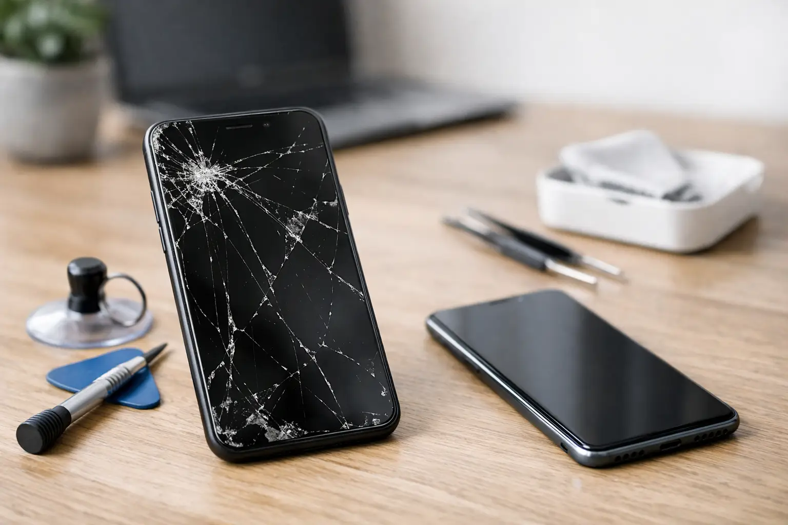 Meilleures solutions écran fissuré smartphone