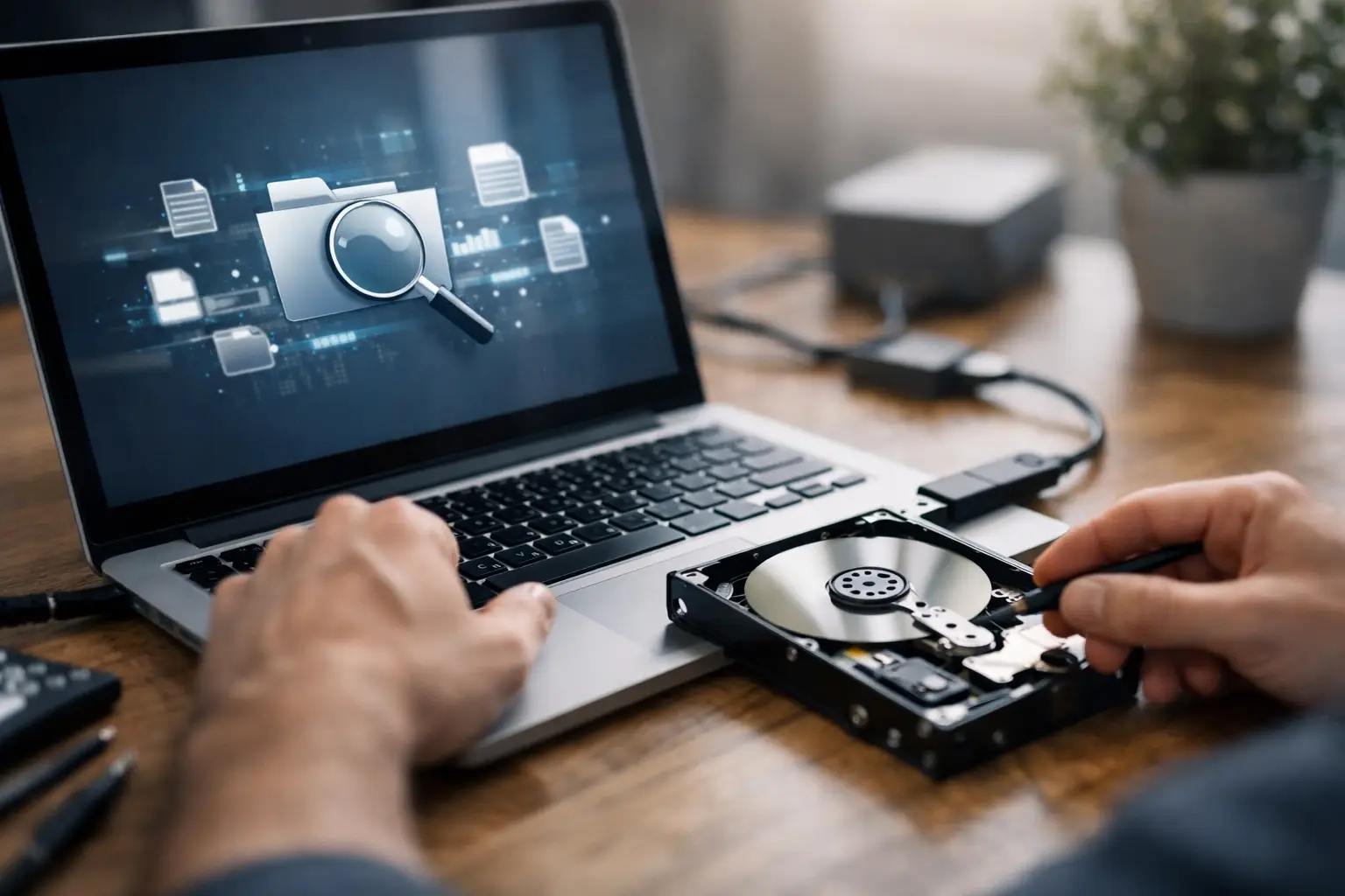 Récupération de données sur ordinateur portable