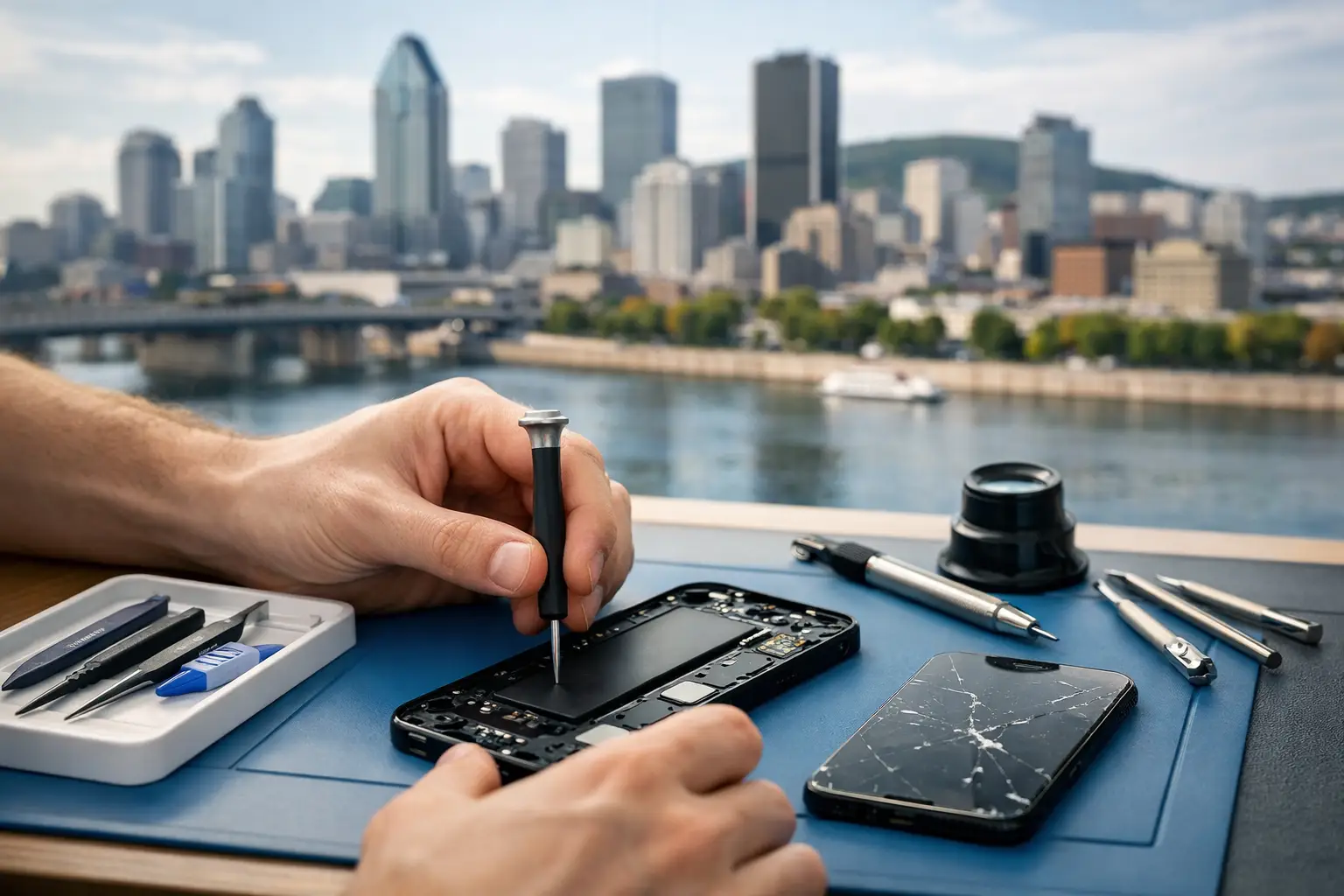 Réparation téléphone Montréal, rapide et fiable