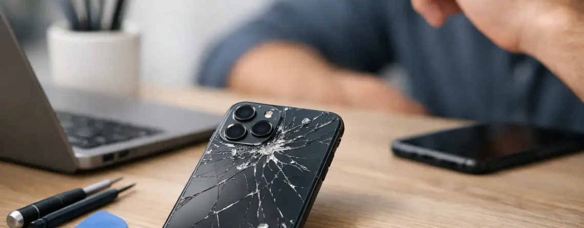 Vitre arrière iPhone cassée, que faire ?