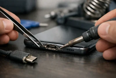 Comment réparer un port USB-C endommagé ?