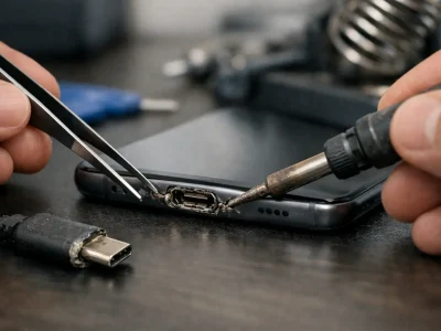 Comment réparer un port USB-C endommagé ?
