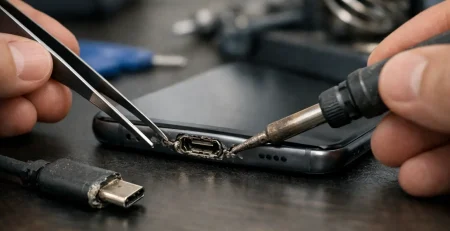 Comment réparer un port USB-C endommagé ?