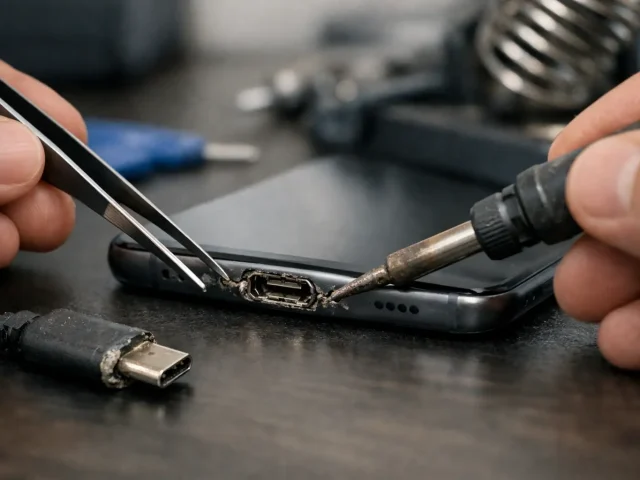 Comment réparer un port USB-C endommagé ?