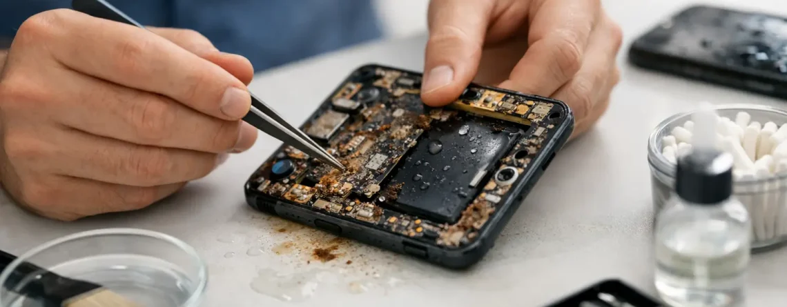 Comment réparer un smartphone oxydé sans l’aggraver