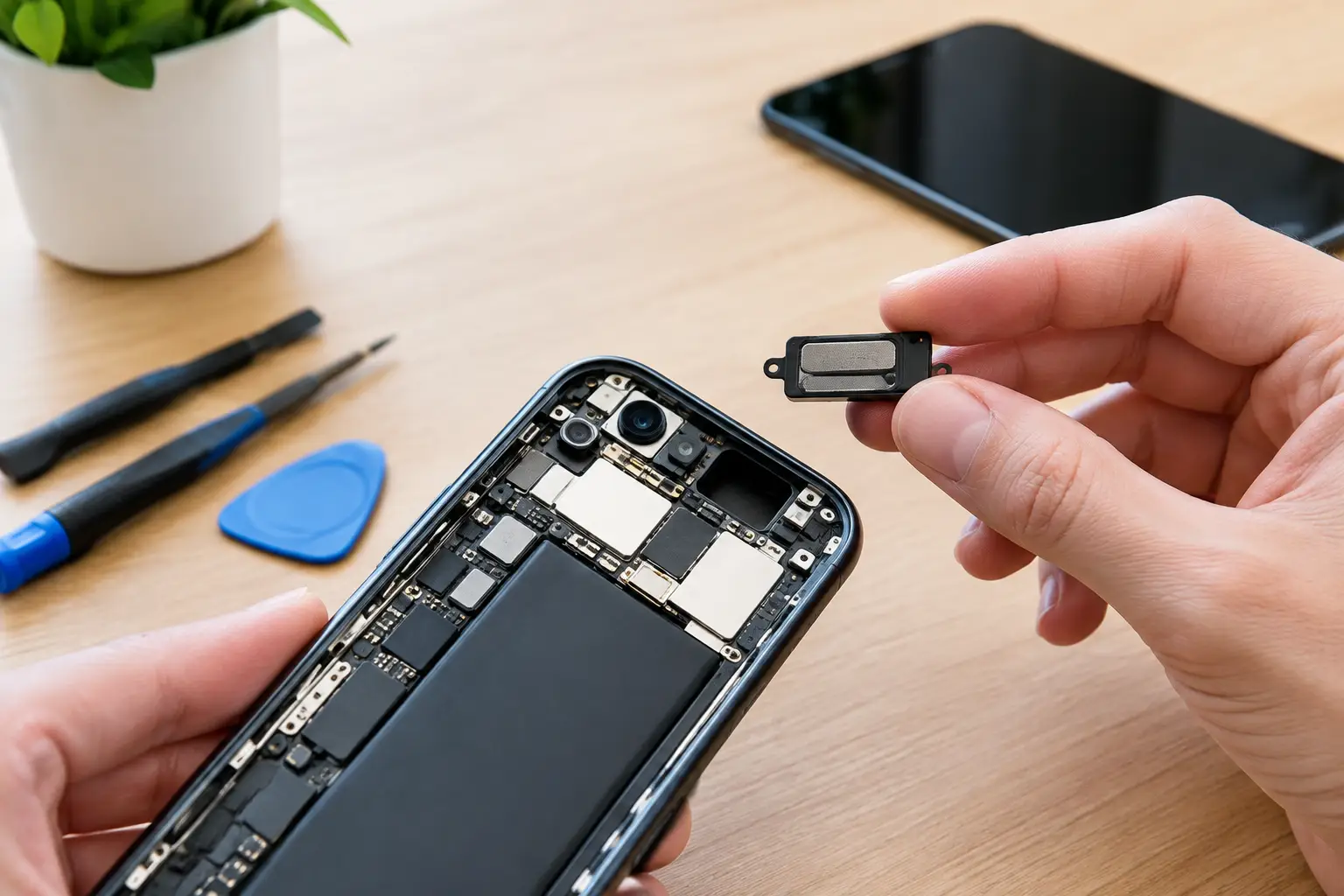 Réparer un haut-parleur de téléphone qui grésille