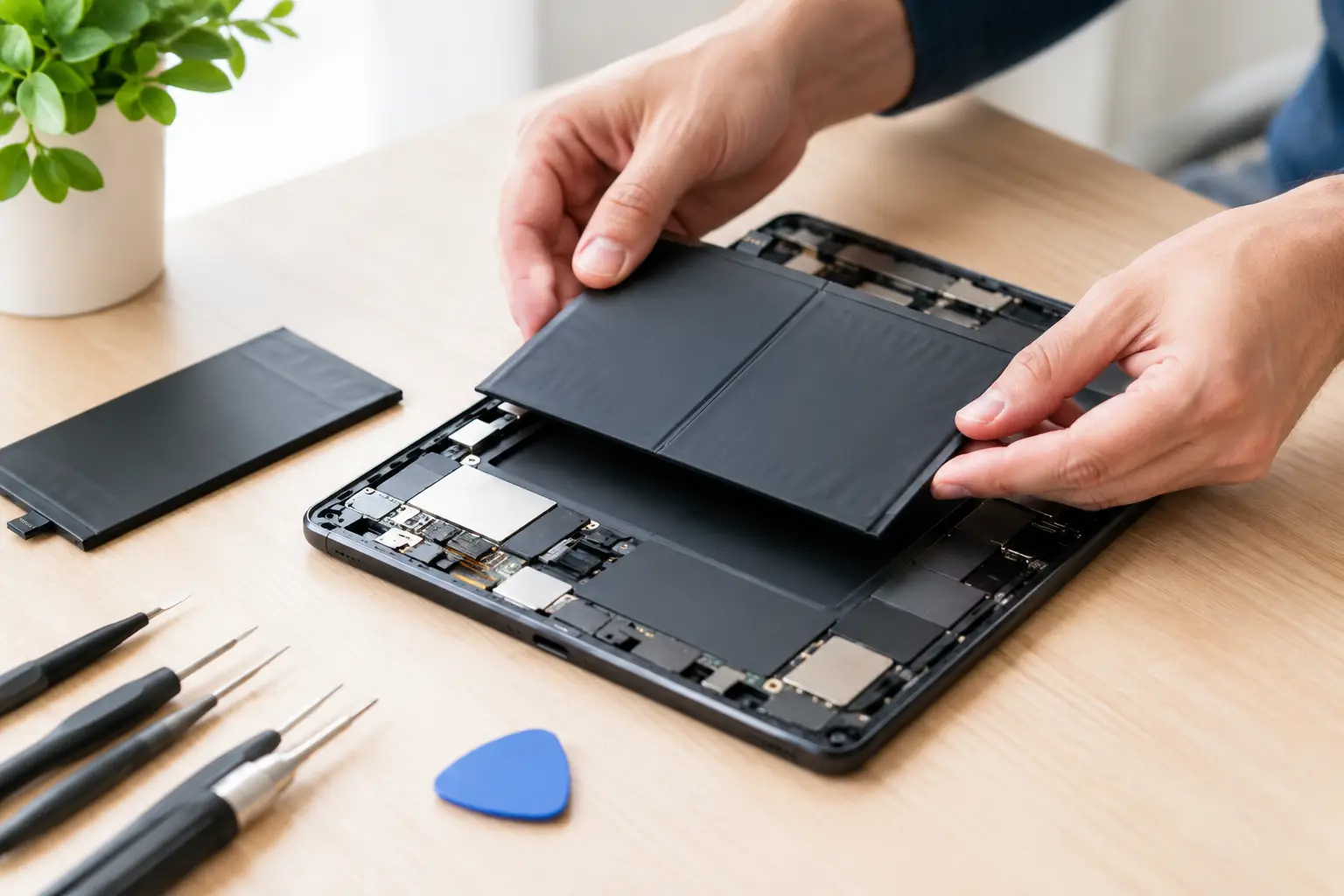 Guide de remplacement de batterie de tablette